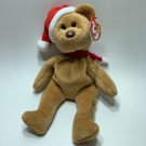 Ty Beanie Baby 1997 Teddy Holiday Bear Plush Plushie Vintage Brown Nose