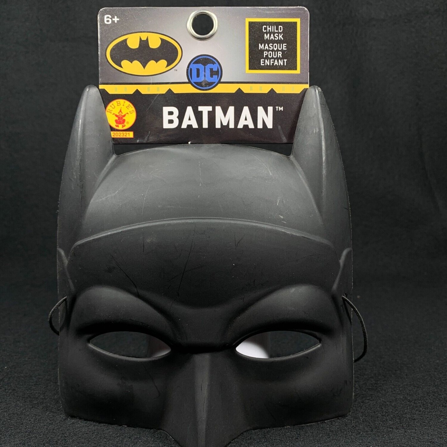 DC Batman Dark Knight Childs Mask Plastic Justice League Rubies Cosplay Pretend