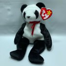 Ty Beanie Baby Fortune Panda Bear 1997 Plush Plushie Vintage