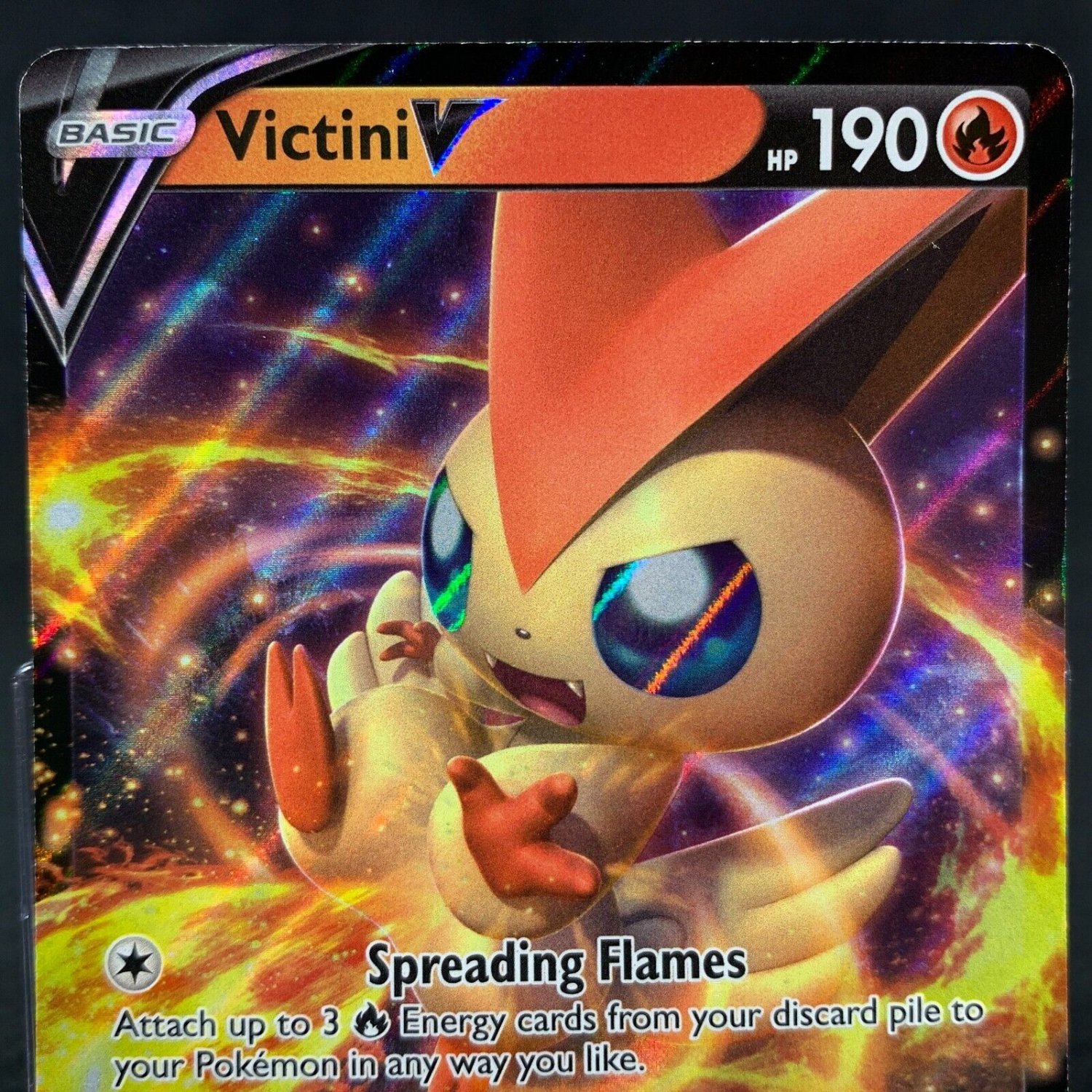 Victini V Ultra Rare 25202 Sword And Shield Base Set Pokemon Tcg