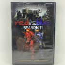 Red vs Blue Season 11 DVD Rooster Teeth Church Caboose Tucker Griff Sarge Simmon