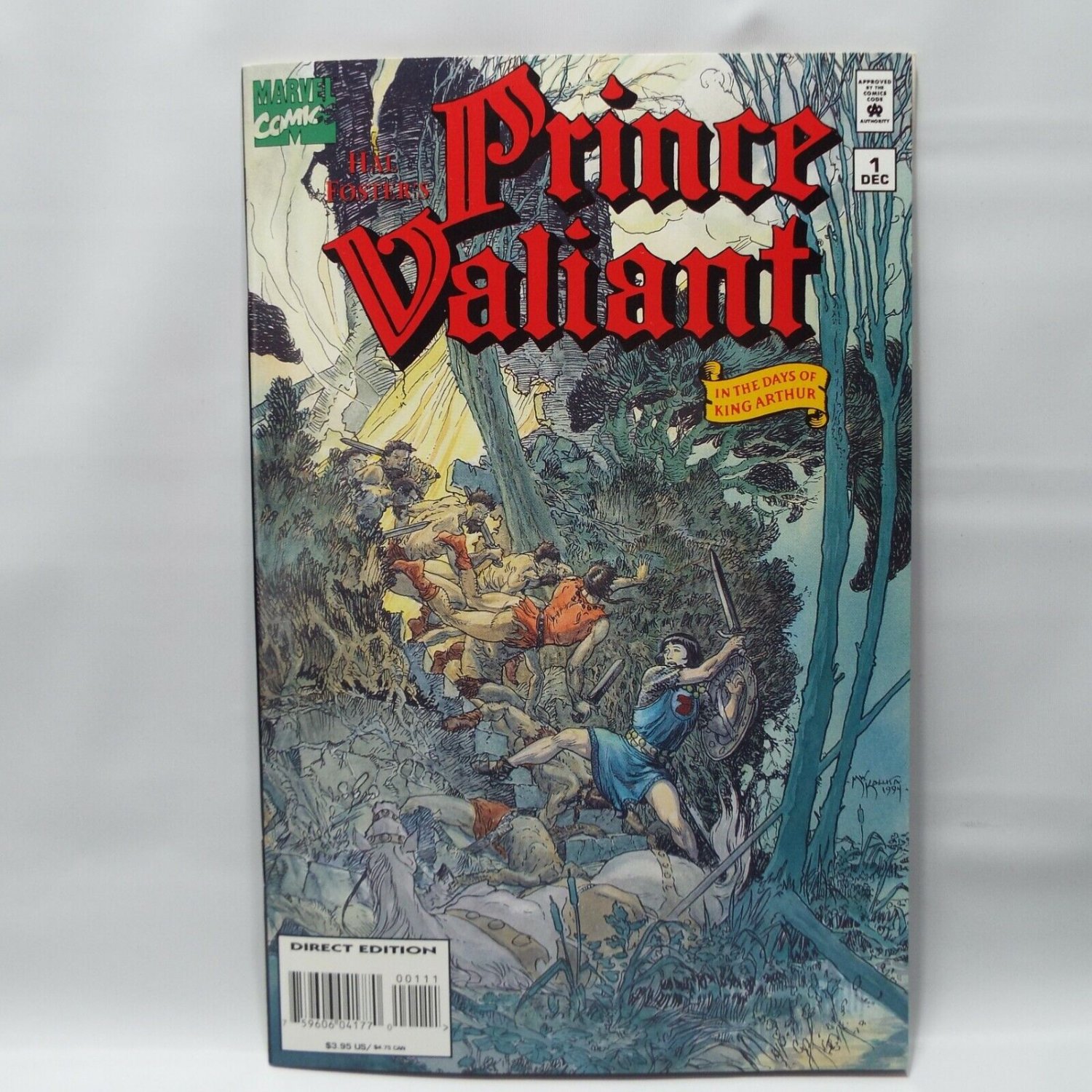 Marvel Comics  Hal Fosters Prince Valiant Issue 1 Comic Book King Arthur 1994