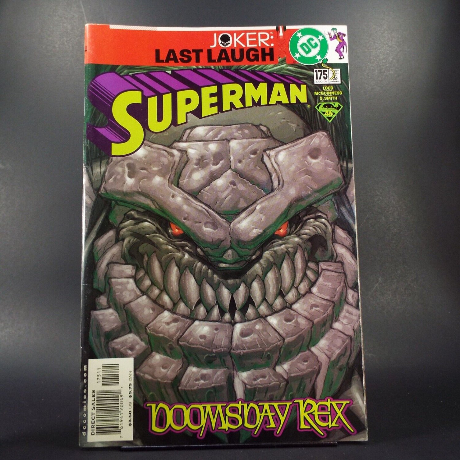 Superman 175 DC Comics December 2001 Doomsday Rex Loeb McGuinness