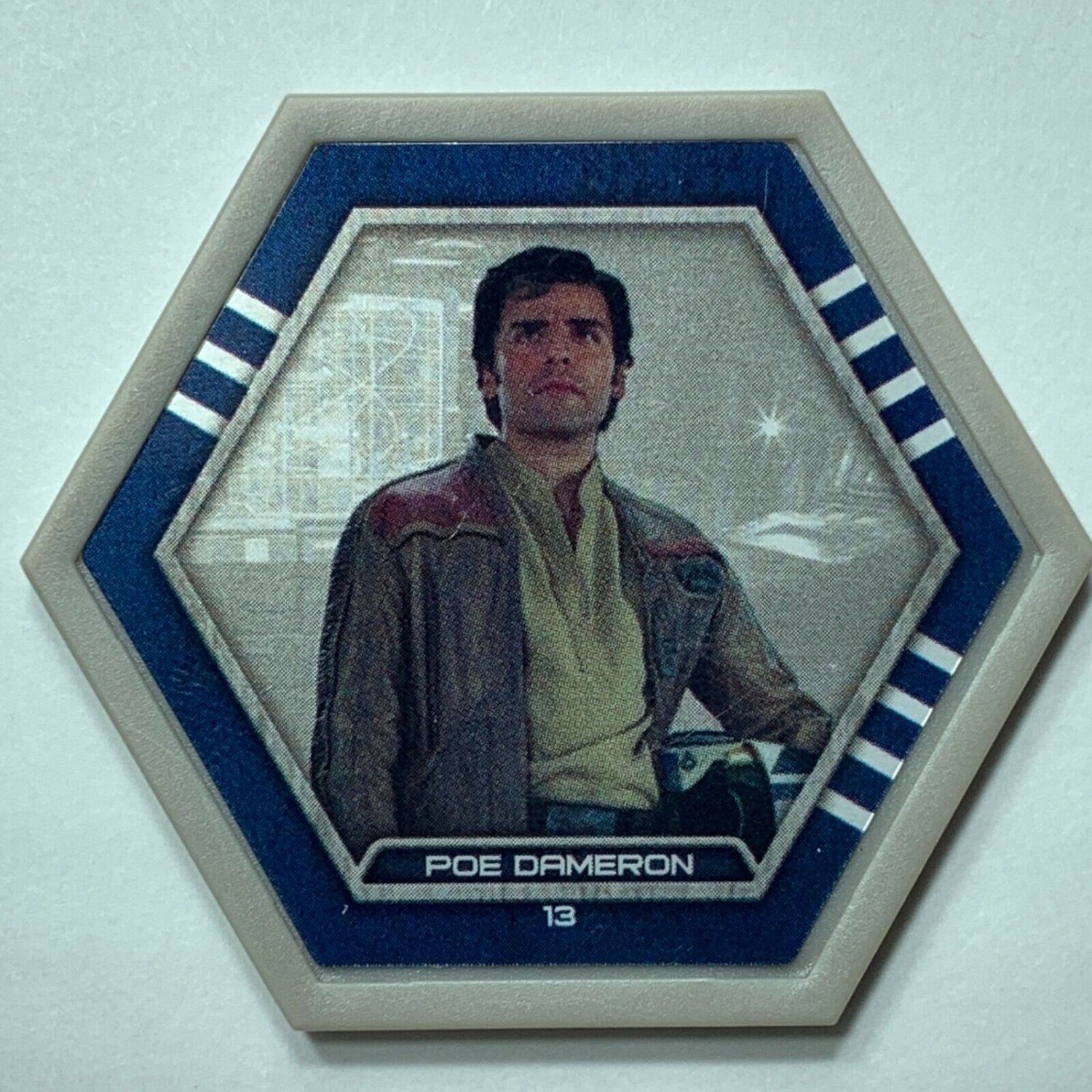 Topps Star Wars Galactic Connexions Disc Poe Dameron #13 Gray Series 3