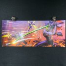 Overwatch Genji Pharah Battle Scene Poster 16"  x 7"  New Unhung 2016