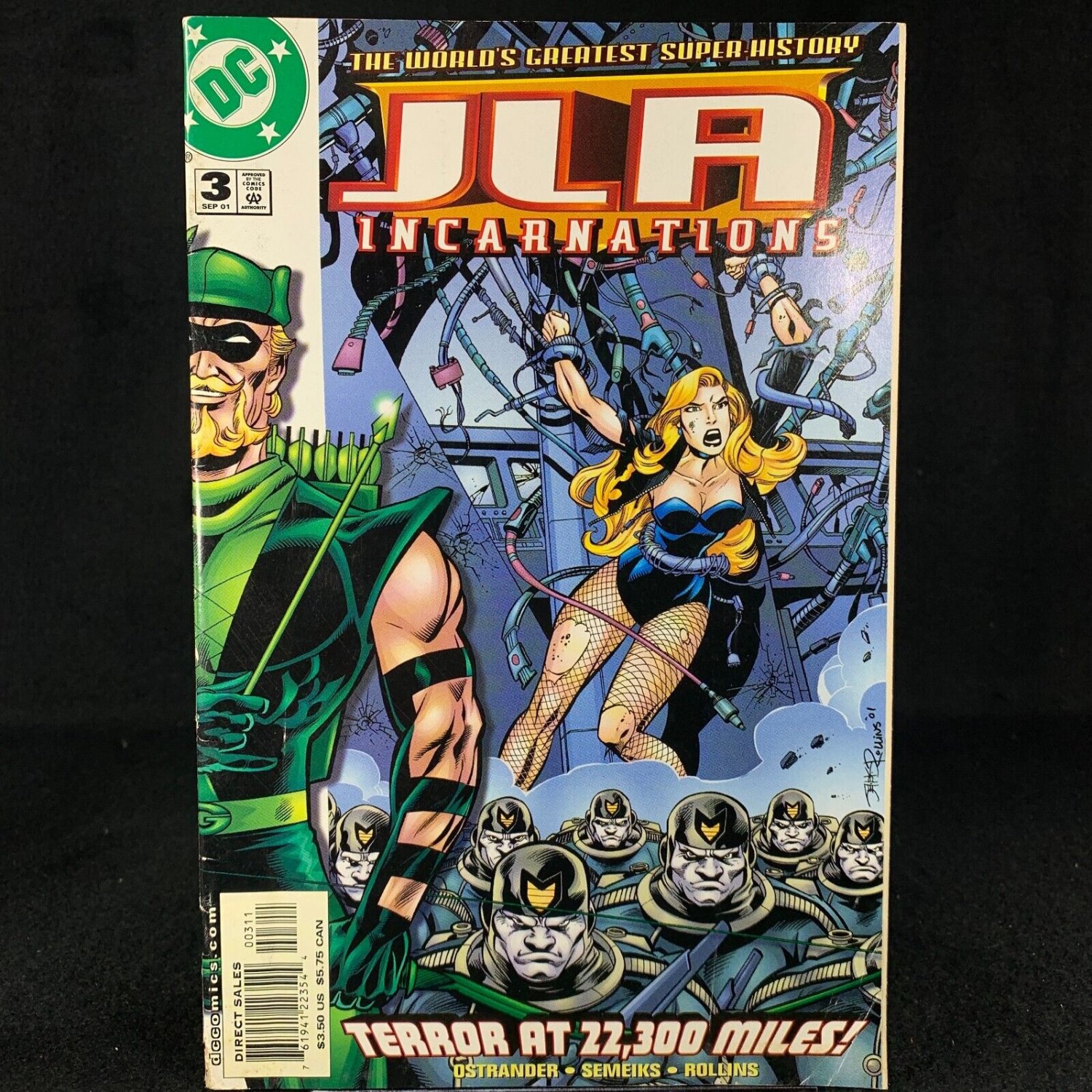 JLA Incarnations 3 DC Comics September 2001 Black Canary