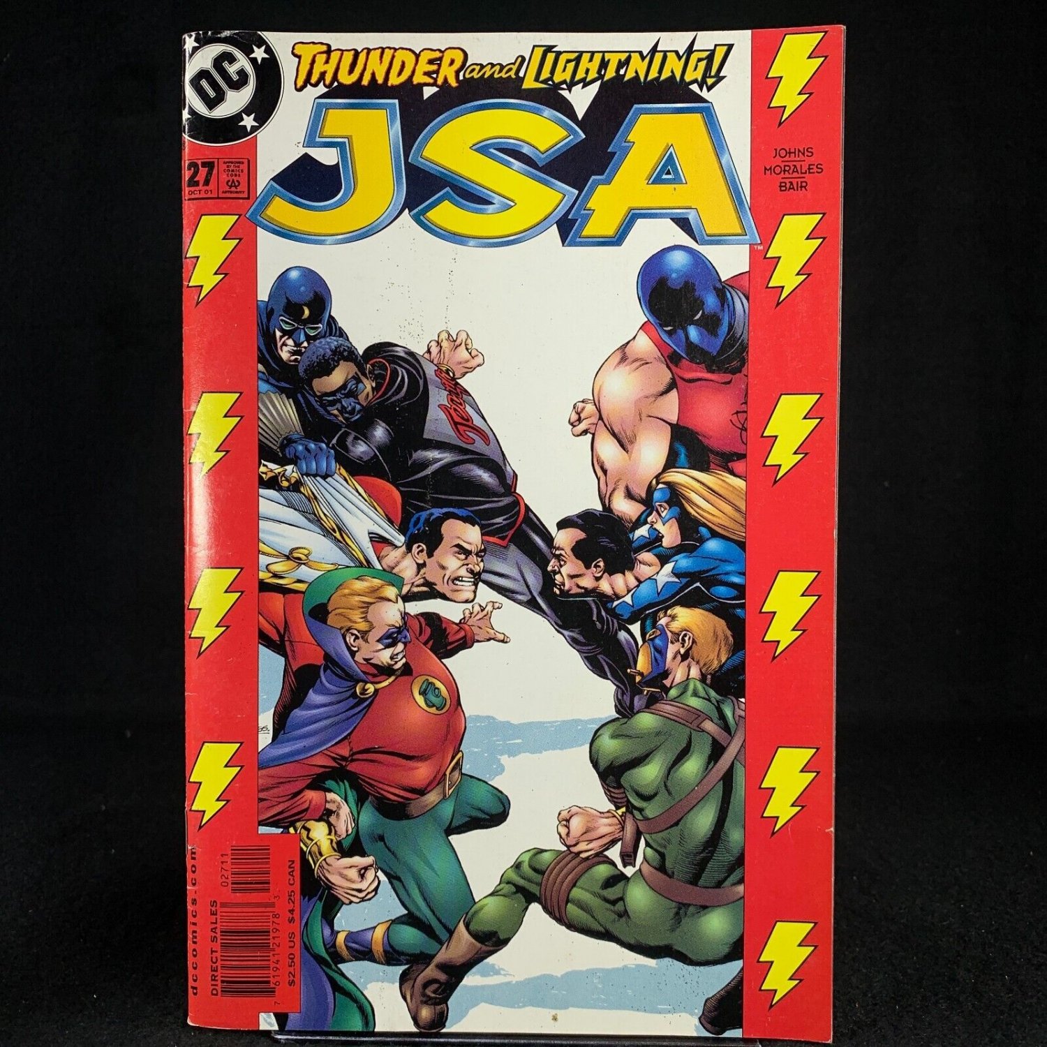 JSA 27 DC Comics October 2001 Thunder and Lightning