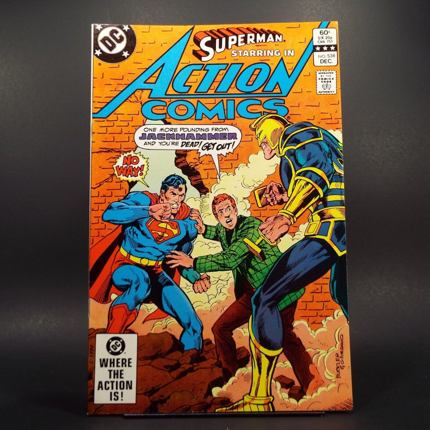 Action Comics 538 DC Comics December 1982 Superman Jackhammer Jimmy Olsen