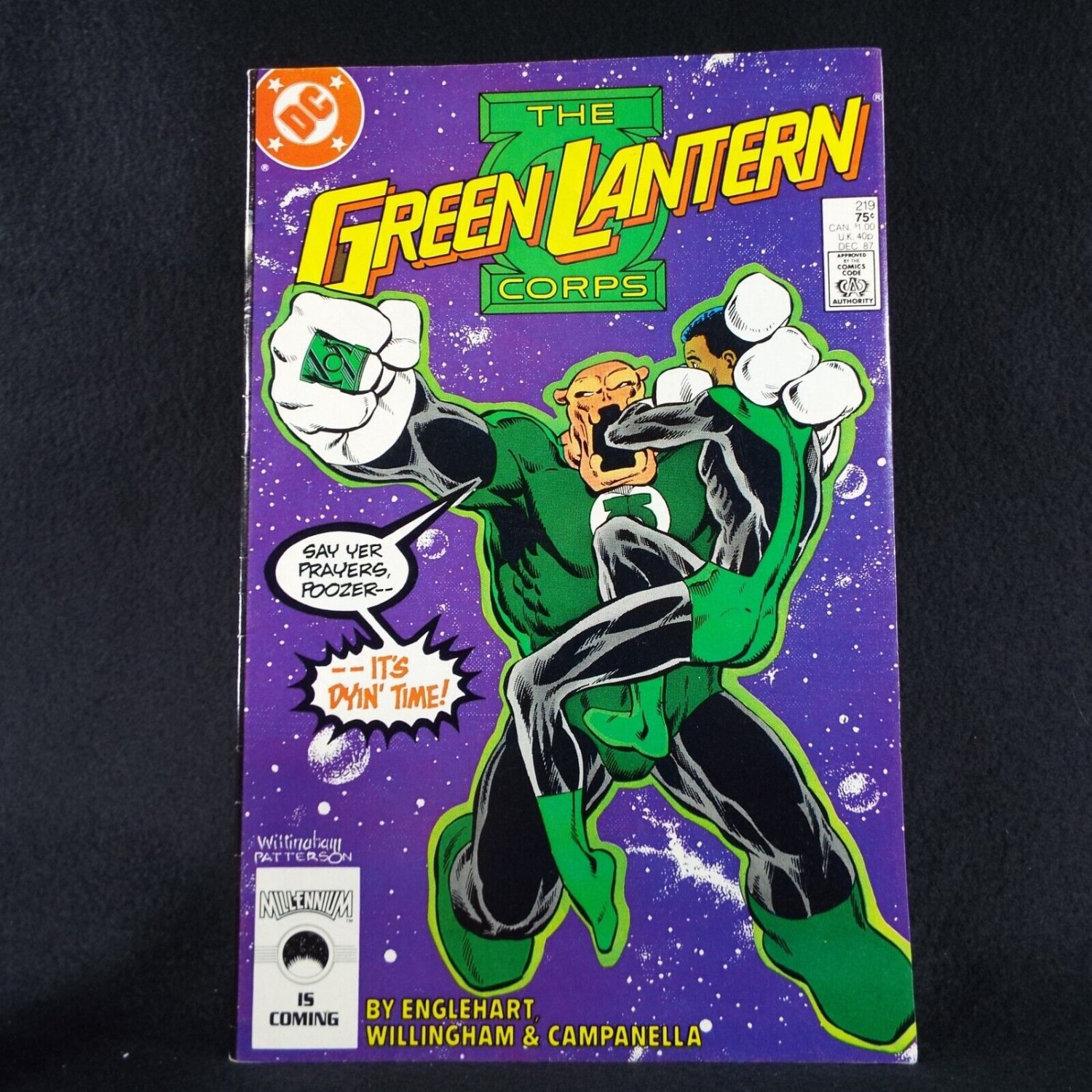 The Green Lantern Corps 219 DC Comics December 1987