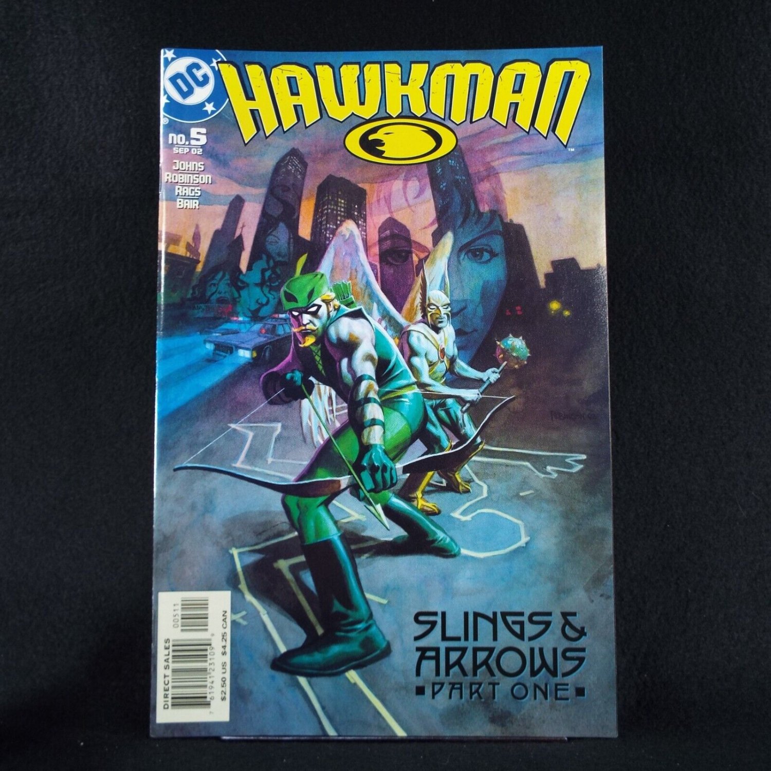 Hawkman 5 DC Comics September 2002 Green Arrow