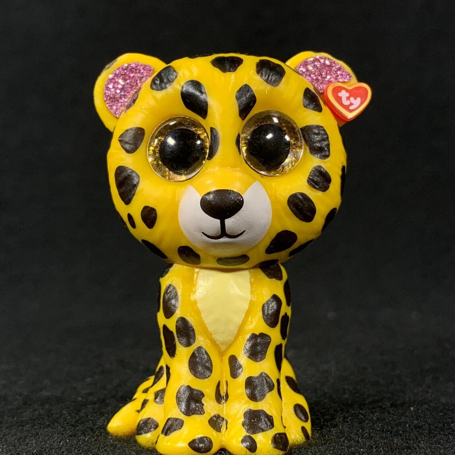 Ty Mini Boos Series 3 Speckles the Leopard Collectible Hand Painted Figure
