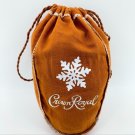 Crown Royal Salted Caramel 750ml Draw String Bag Snowflake