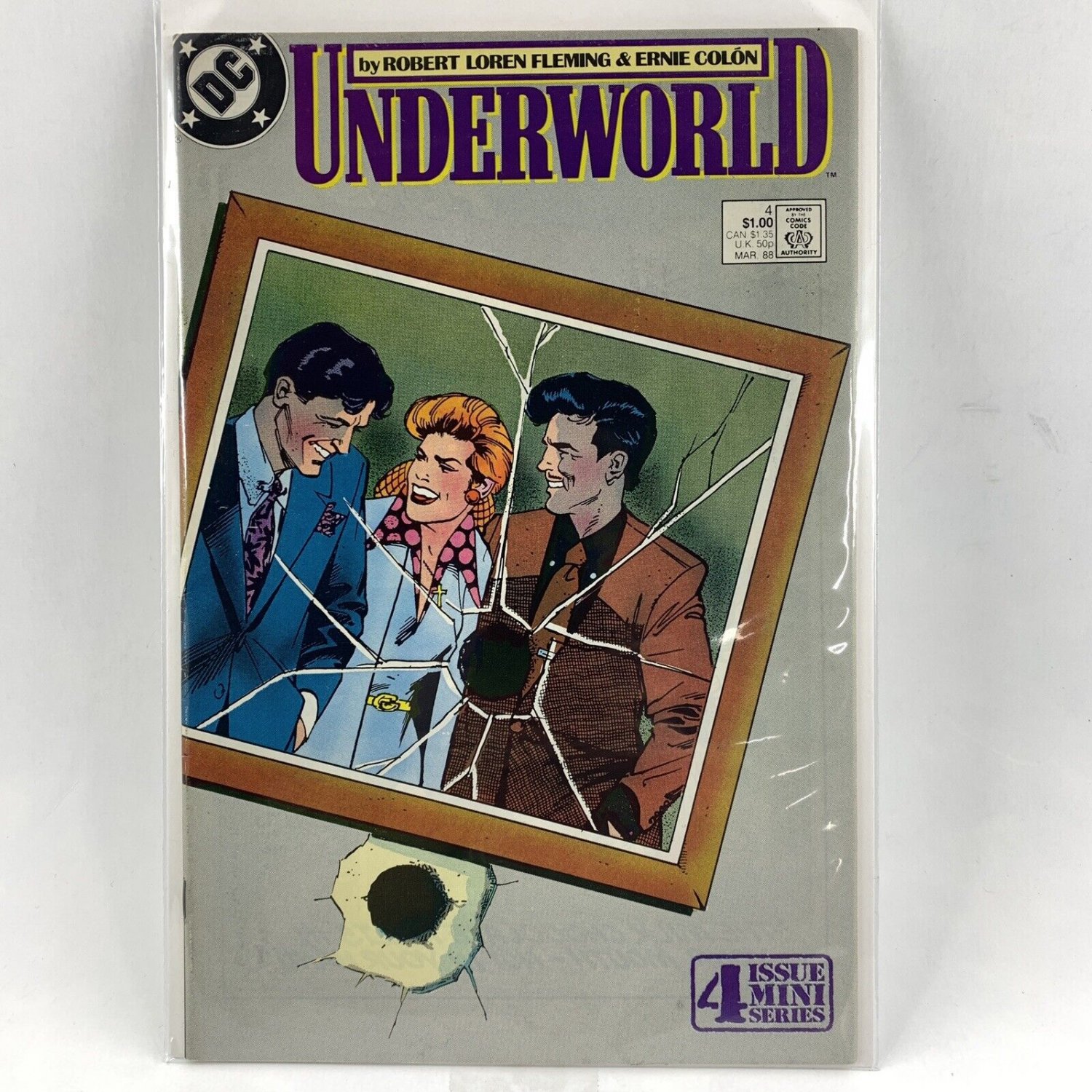 DC Comics Underworld Issue 4 March 1988 VF Vintage Comic Book Taito Ad
