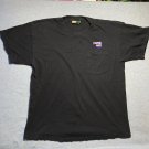 Pepsi Employee Pocketed T-Shirt Large Wear Guard Embroidered Black
