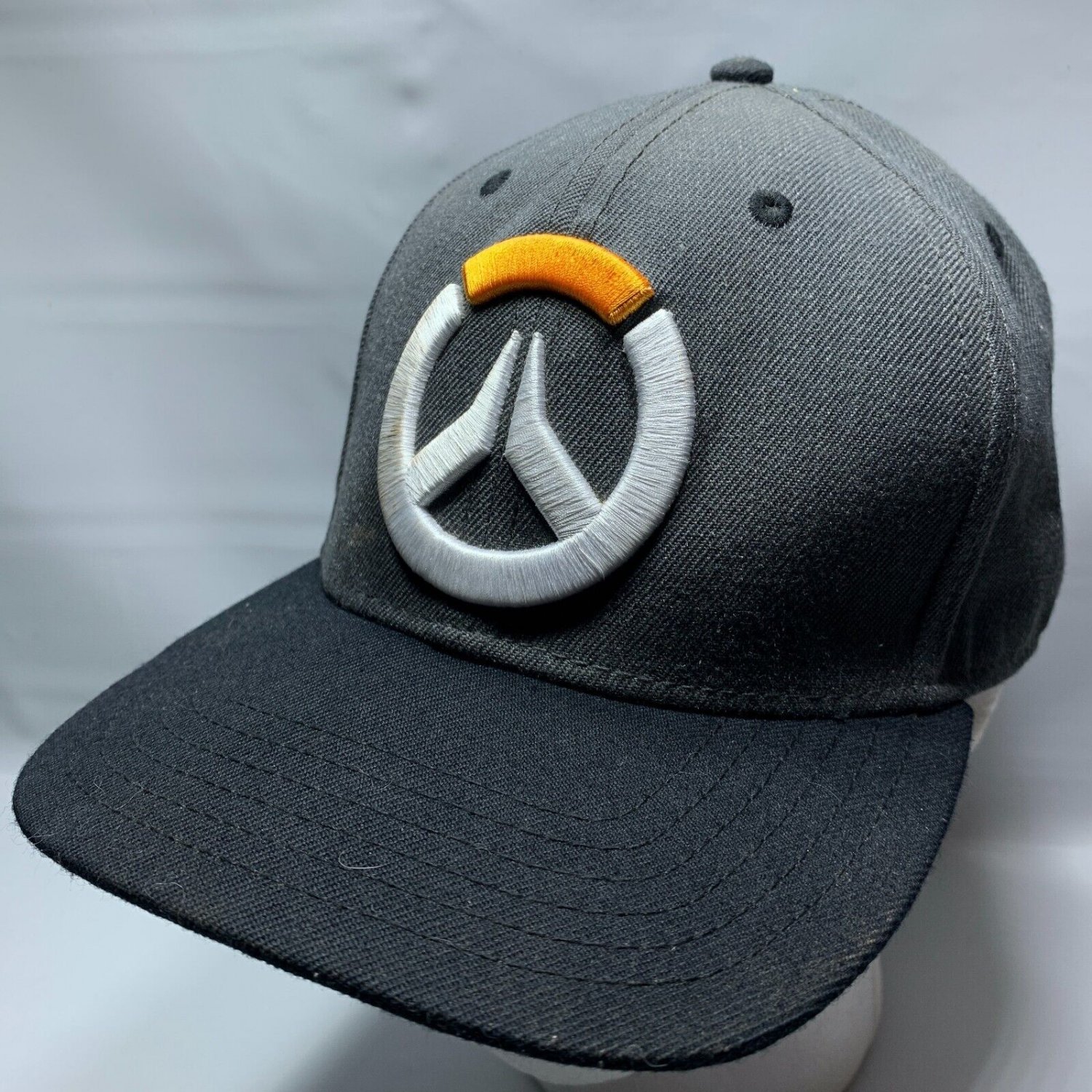Overwatch Tracer Mercy Flatbill Snapback Hat Cap Printed Bill Embroidered Logo