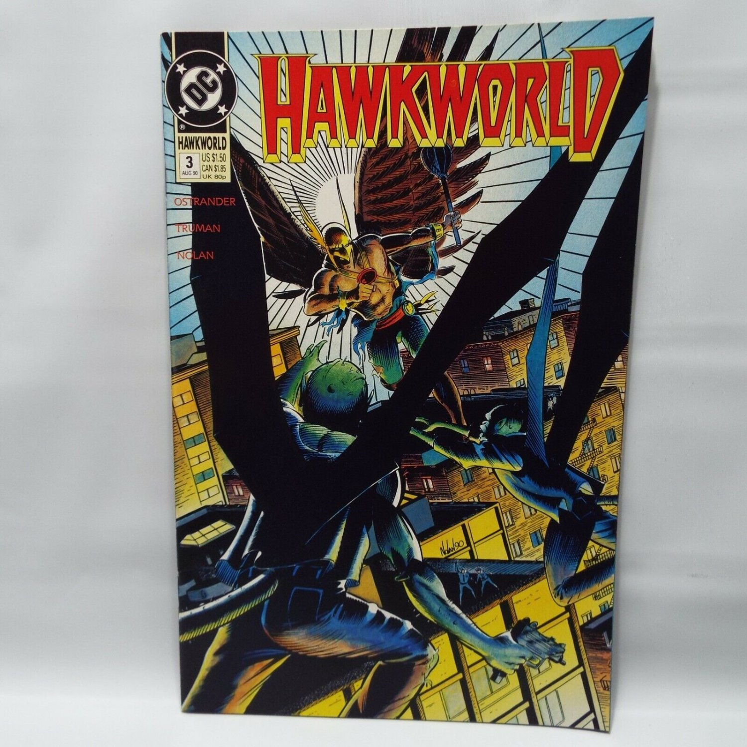 DC Comics Hawkworld Issue 3 August 1990 Hawkman Vintage
