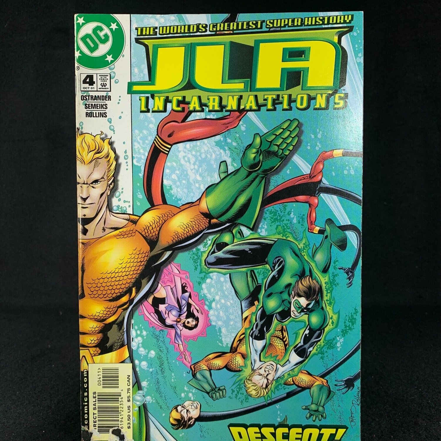 JLA Incarnations 4 DC Comics October 2001 Descent