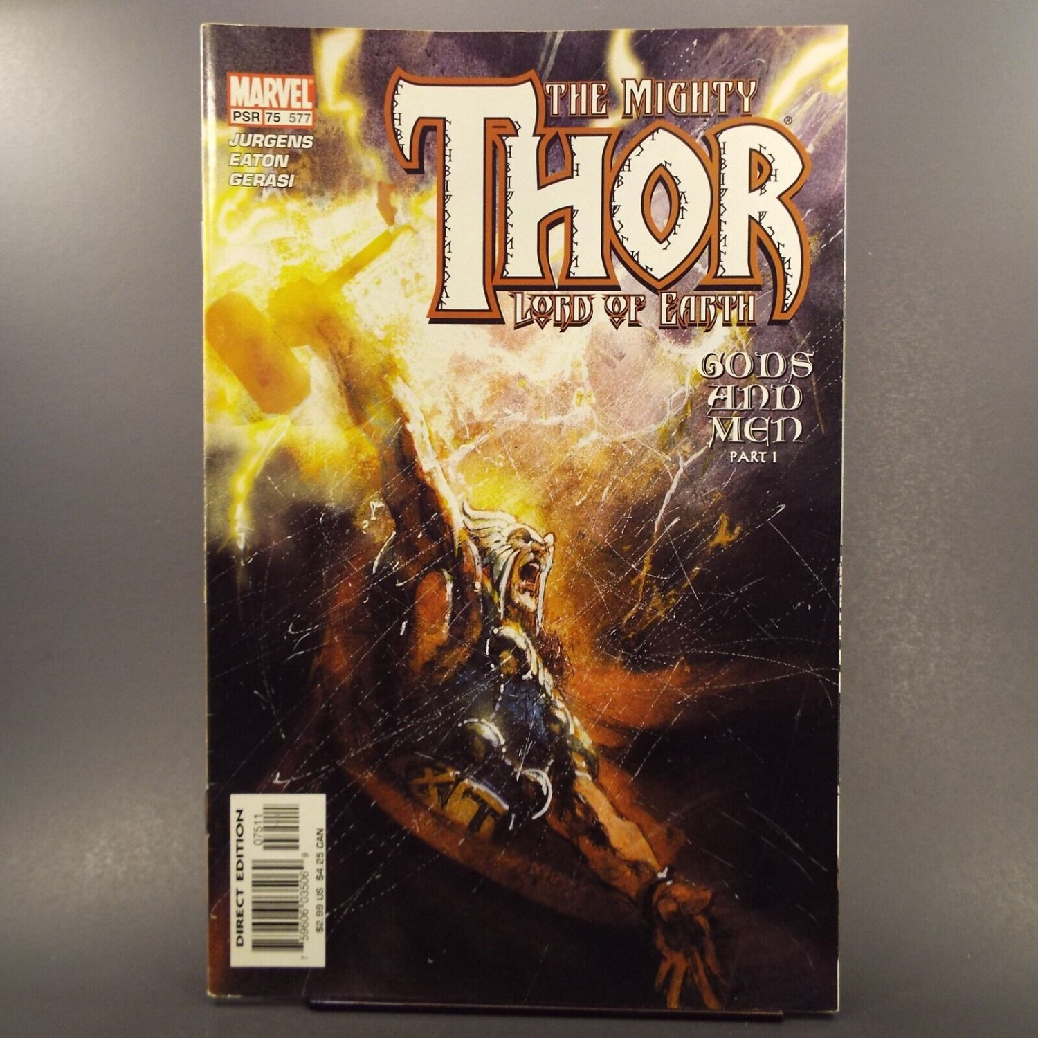 The Mighty Thor 75 Marvel Comics May 2004 Gods and Men Part 1