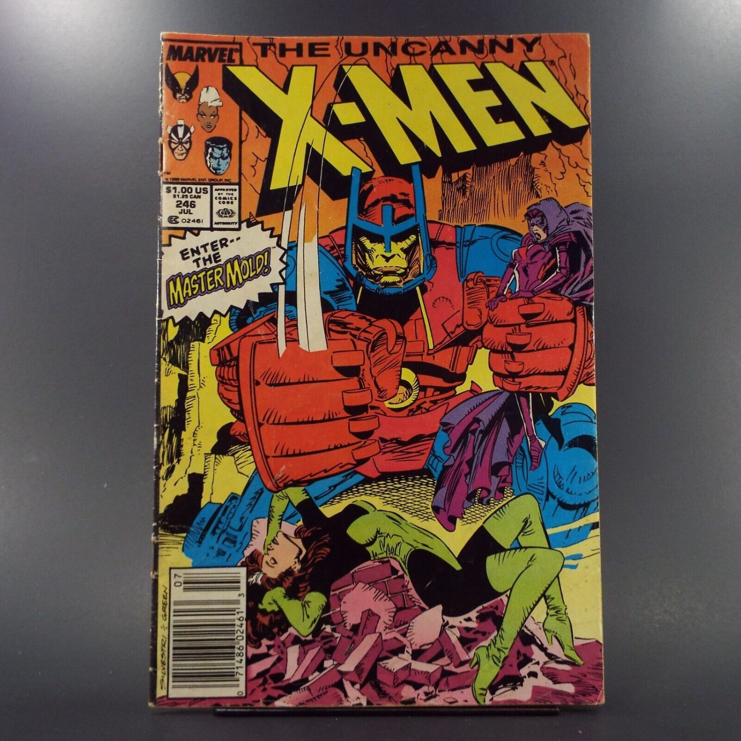 The Uncanny X-Men 246 Marvel Comics July 1989 1st App of Master Mold