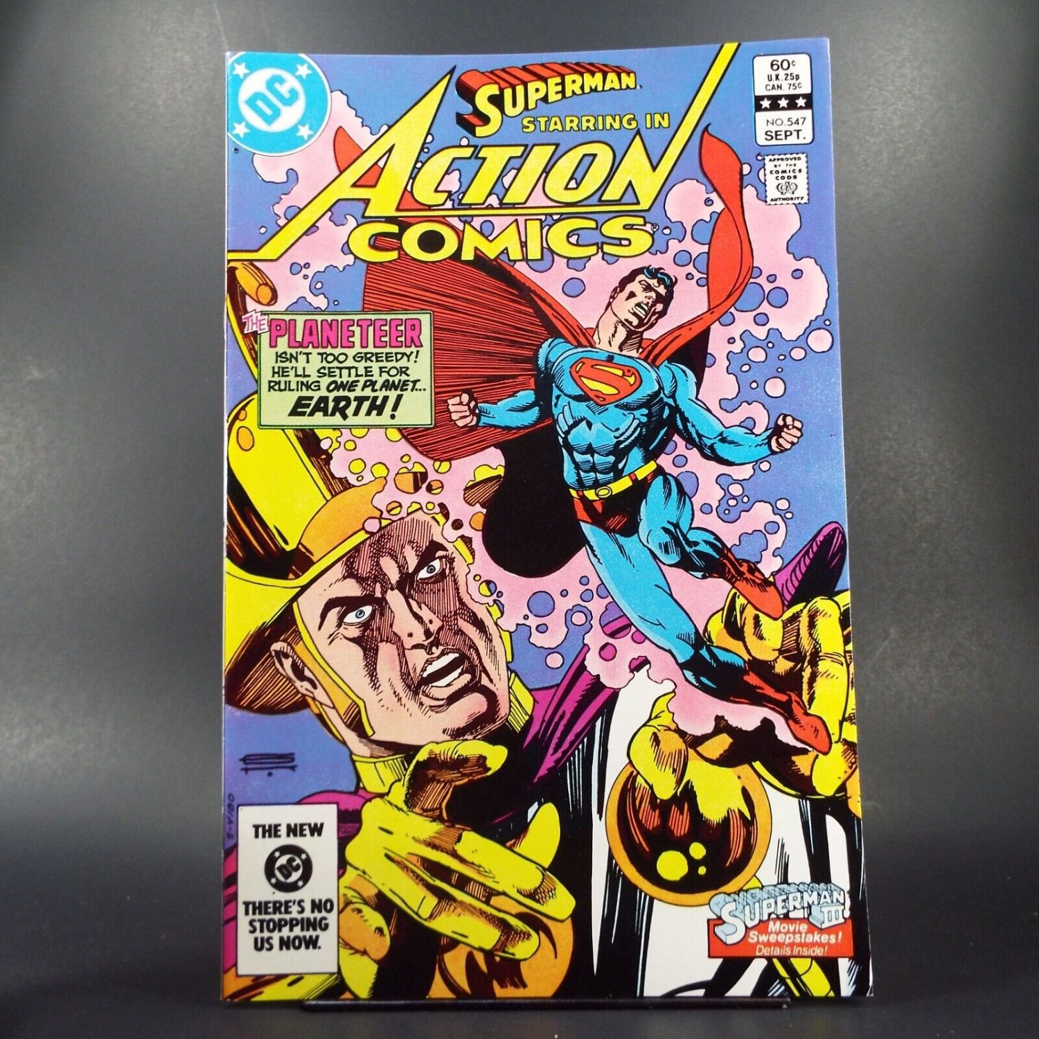 Action Comics 547 DC Comics September 1983 The Planeteer Superman