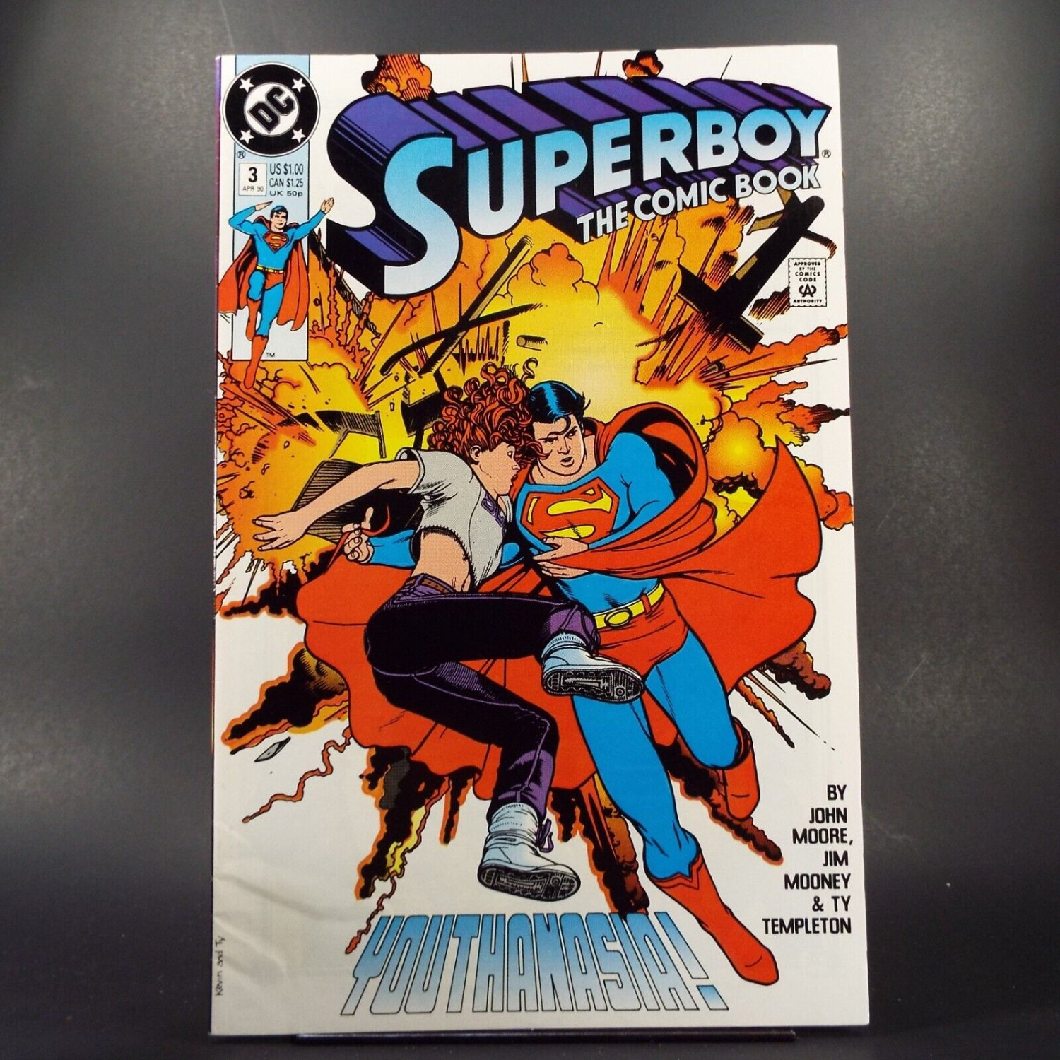 Superboy The Comic Book 3 DC Comics April 1990 Youthanasia