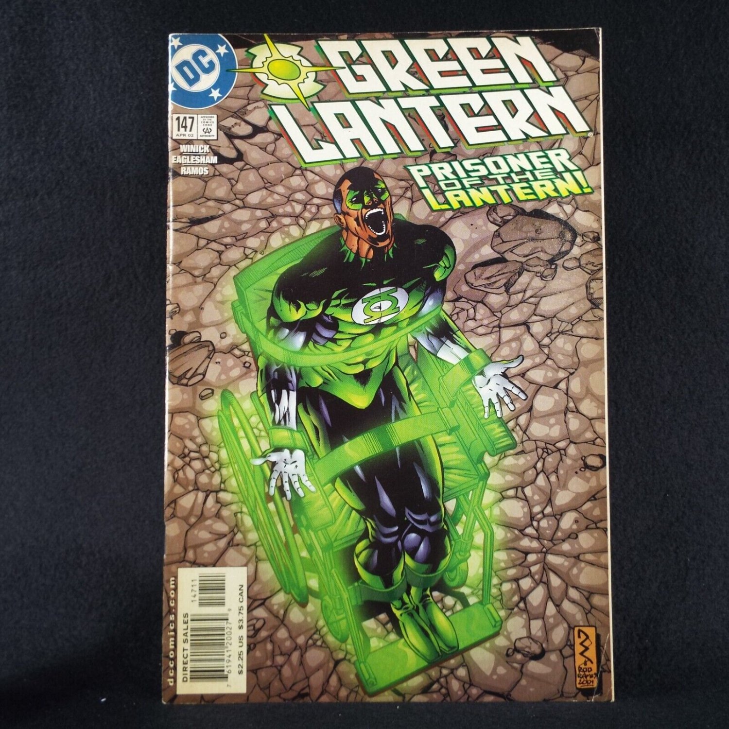 Green Lantern 147 DC Comics April 2002 Prisoner of the Lantern John Stewart