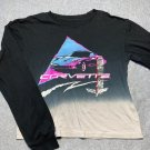 GM Chevrolet Corvette Retro 80's C6 Womens Long Sleeve Crop Top XS Automotive