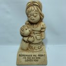 Vintage Paula Sillisculpt Remember Me Mom I'm The Kids That Loves You Figurine