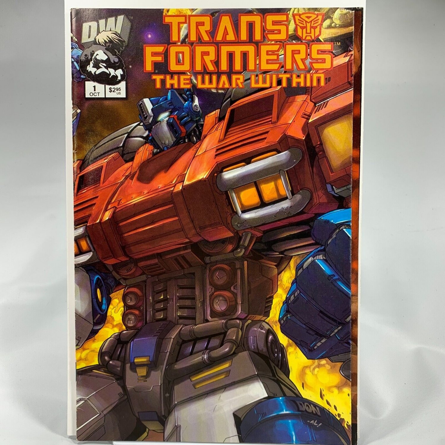Transformers The War Within #1 DW Comics Foldout Cover 2002 Dreamwave Production