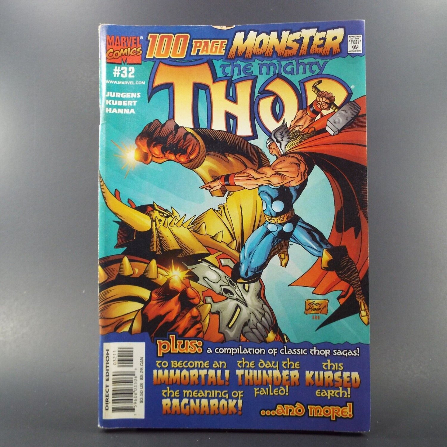 The Mighty Thor 32 Marvel Comics February 2001 100 Page Monster