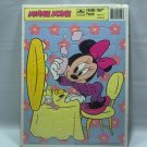 Minnie Mouse Frame Tray Puzzle Golden Cute Vintage Disney