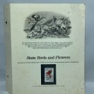 USPS State Birds and Flower North Carolina Stamp Panel 1982 Cardinal and Dogwood