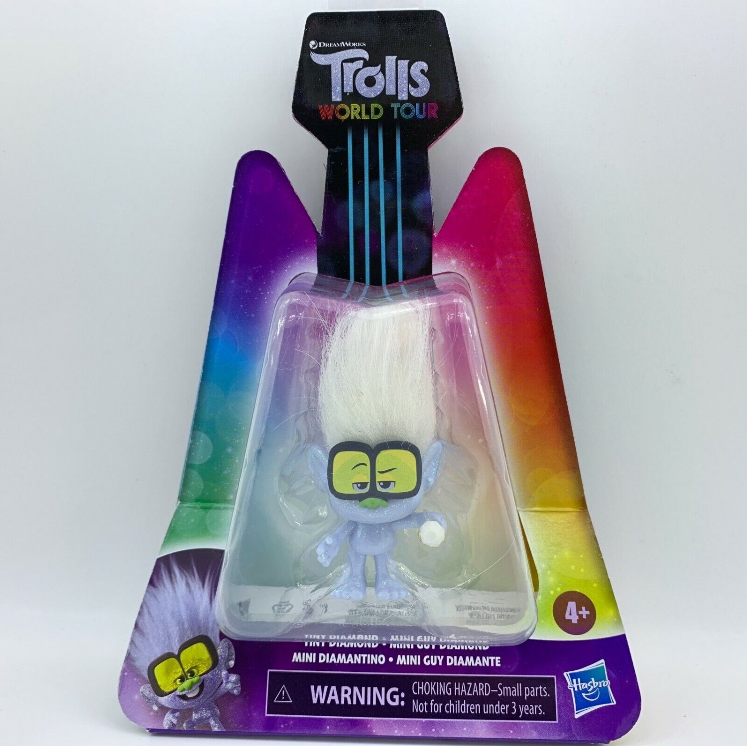 Trolls World Tour Tiny Diamond 3" inch Figure Figurine New Sealed Hasbro