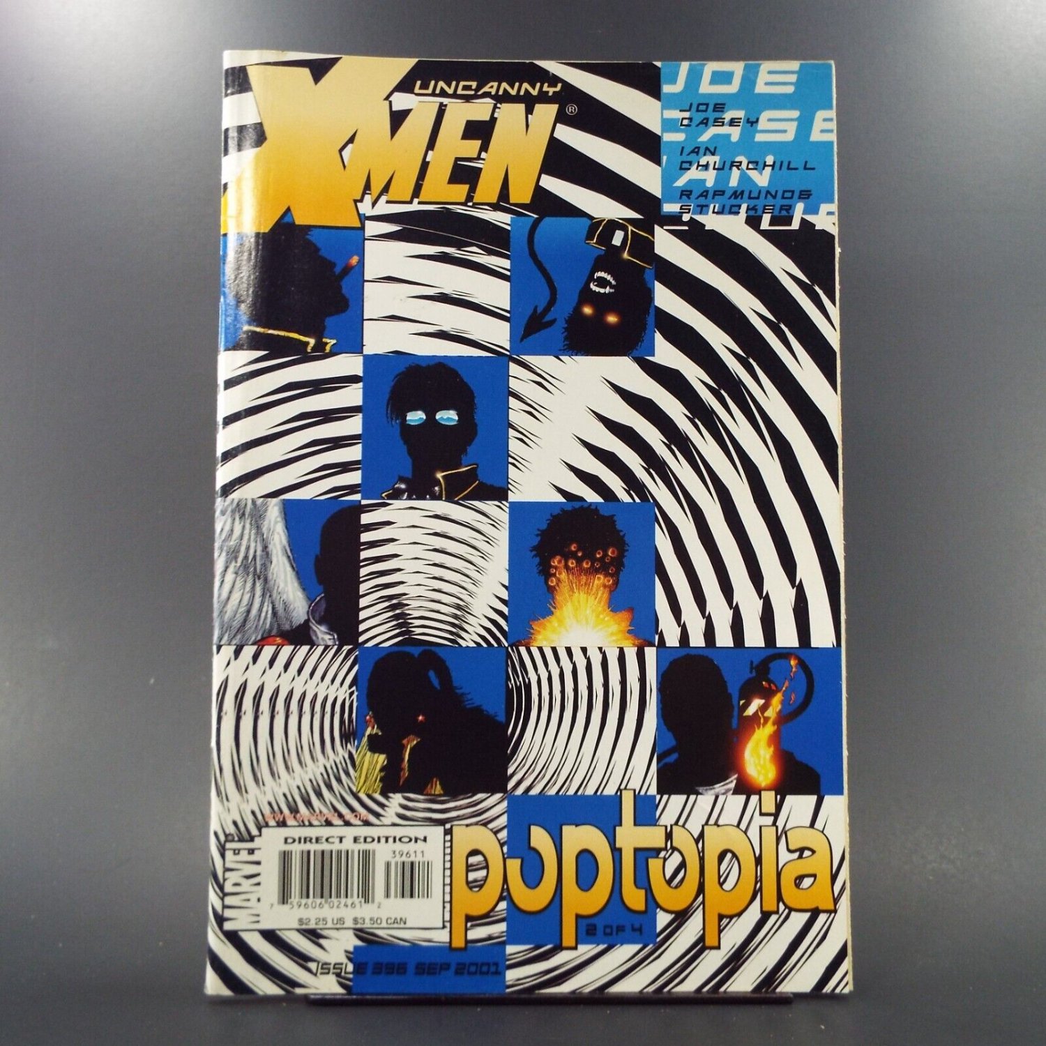 Uncanny X-Men 396 Marvel Comics August 2001 Poptopia 2 of 4