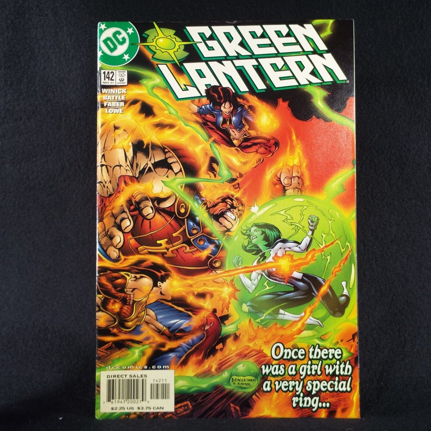 Green Lantern 142 DC Comics November 2001 Kyle Rayner Jade Once There Was A Girl