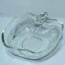 Apple Textured Leaf Fruit Dessert Bowl Glass KIG Indonesia Teacher Candy Dish