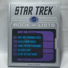 Star Trek Book of Lists Chip Carter Hardcover 2017