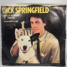Rick Springfield Love Is Alright Tonite 45 Vinyl Record 1981