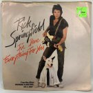 Rick Springfield I've Done Everything For You 45 Vinyl Record 1981