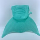 Teal Glitter Mermaid Swim Fin Pool Beach Summer Fun Adjustable Strap New Sealed