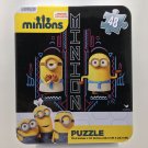 Minions 48 piece Puzzle Tin Box Funny Egyptian Pose Cardinal Despicable Me
