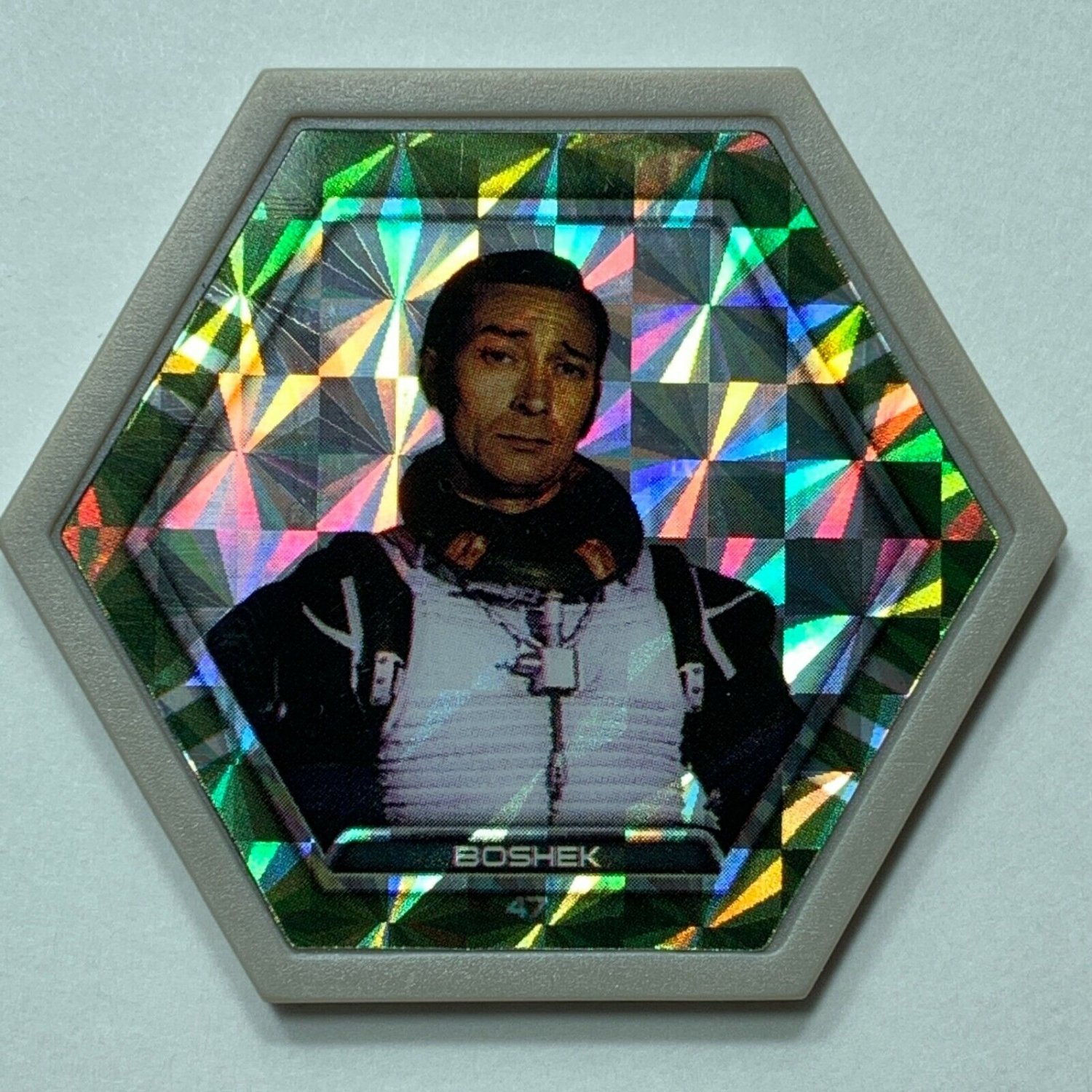 Topps Star Wars Galactic Connexions Disc Boshek #47 Gray Pattern Foil Series 3