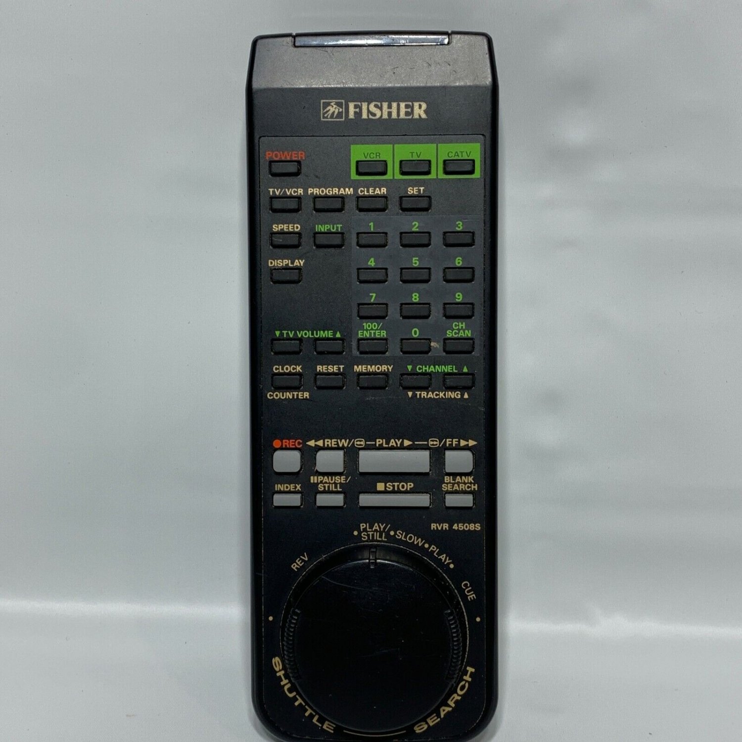 Fisher Replacement Remote Control RVR 4508S for FVH-4508S VCR Tested Working