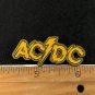 AC/DC Band Logo Yellow Metal Enamel Lapel Pin