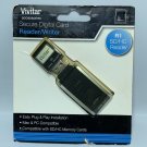Vivitar Secure Digital Card SD Memory Reader Writer MAC PC RW-SD