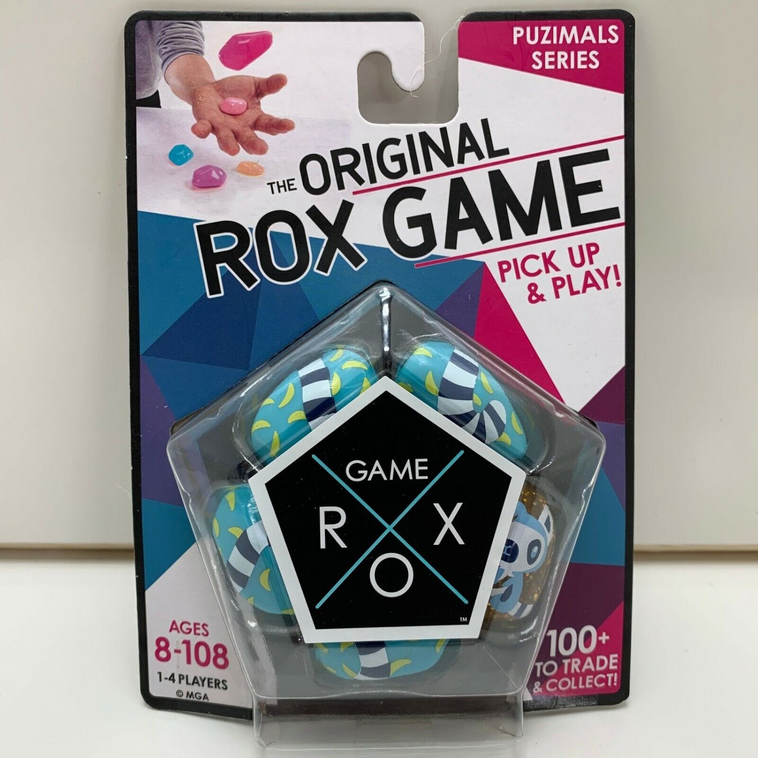 Original Rox Game Puzimals Series Lemur MGA Rocks 5 Collectible Gamerox
