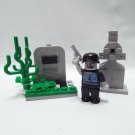 Zombie Cemetery Plants Tombstone Grave 51 Piece Building Set Make It Blocks