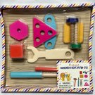 Ankyo Wooden Tools Play Construction Set Child Toy Learning Sensory New Sealed