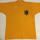 VTG 80s USM Sports Official Association T Shirt Yellow L Southern Miss Eagles