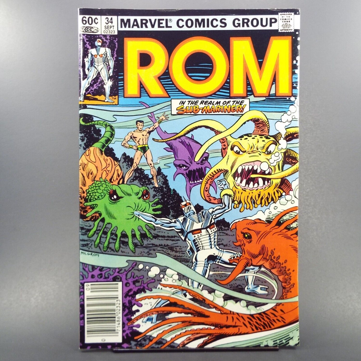 ROM Space Knight 34 Marvel Comics September 1982 Namor the Sub-Mariner